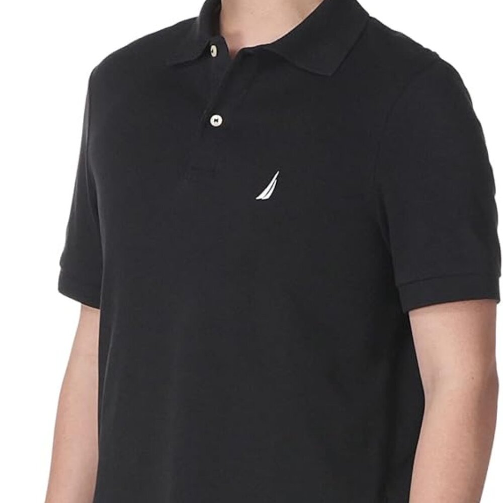 Nautica Men's Classic Fit Short Sleeve Solid Soft Cotton Polo Shirt XX-L